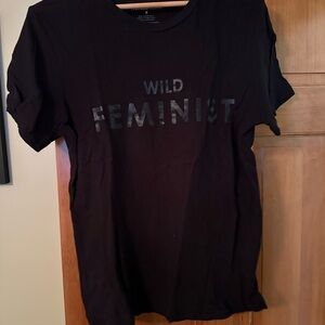 Wildfang Wild Feminist  Shirt - black - M